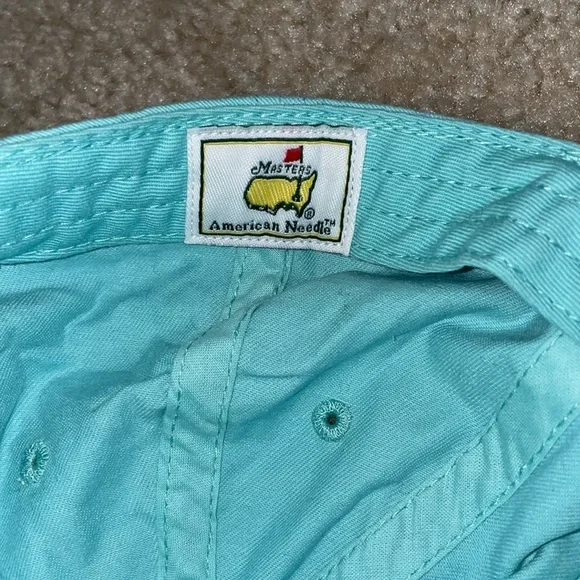 ⛳️Teal blue embroidered Masters 2017 hat - Picture 3 of 3